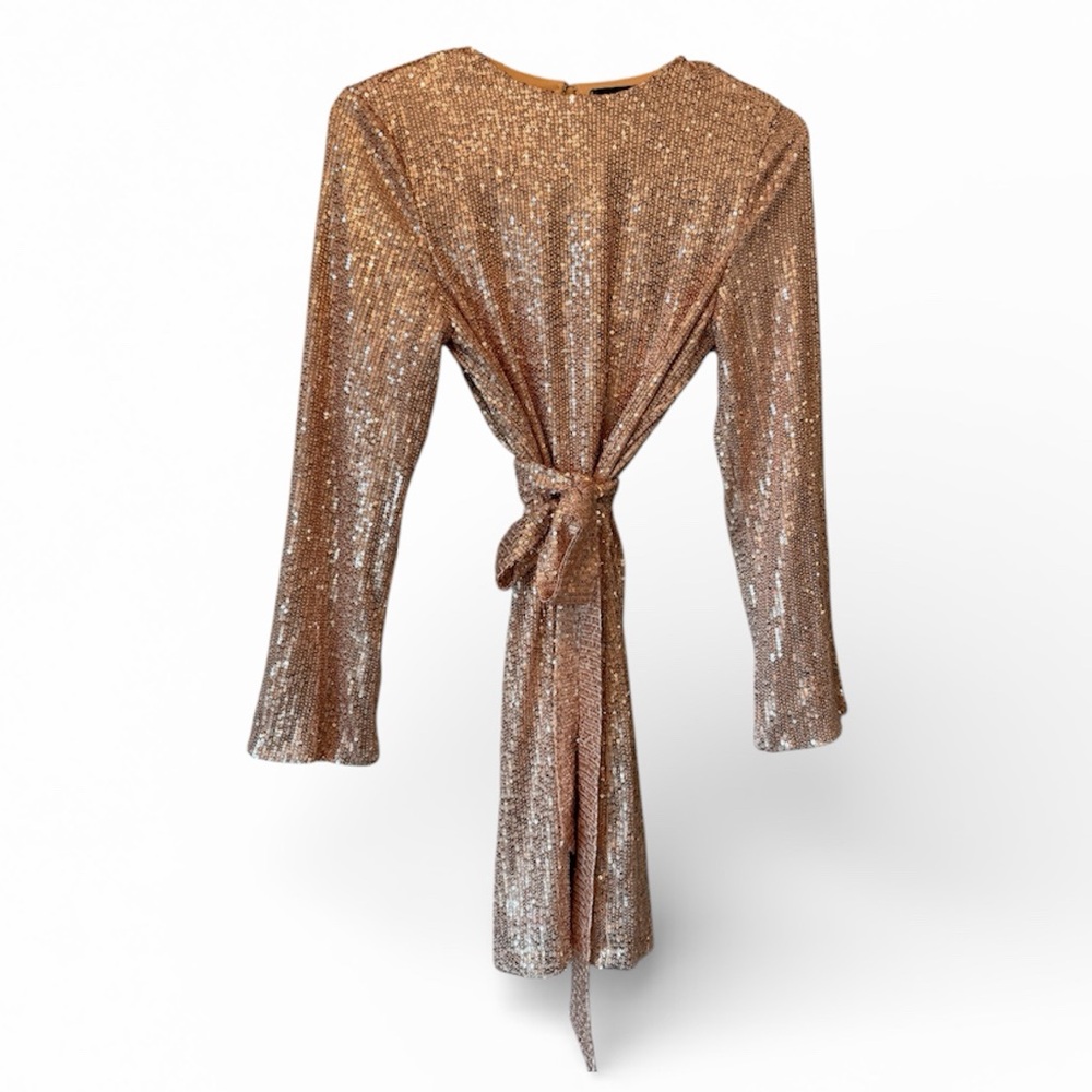 Sequin Gold Dress